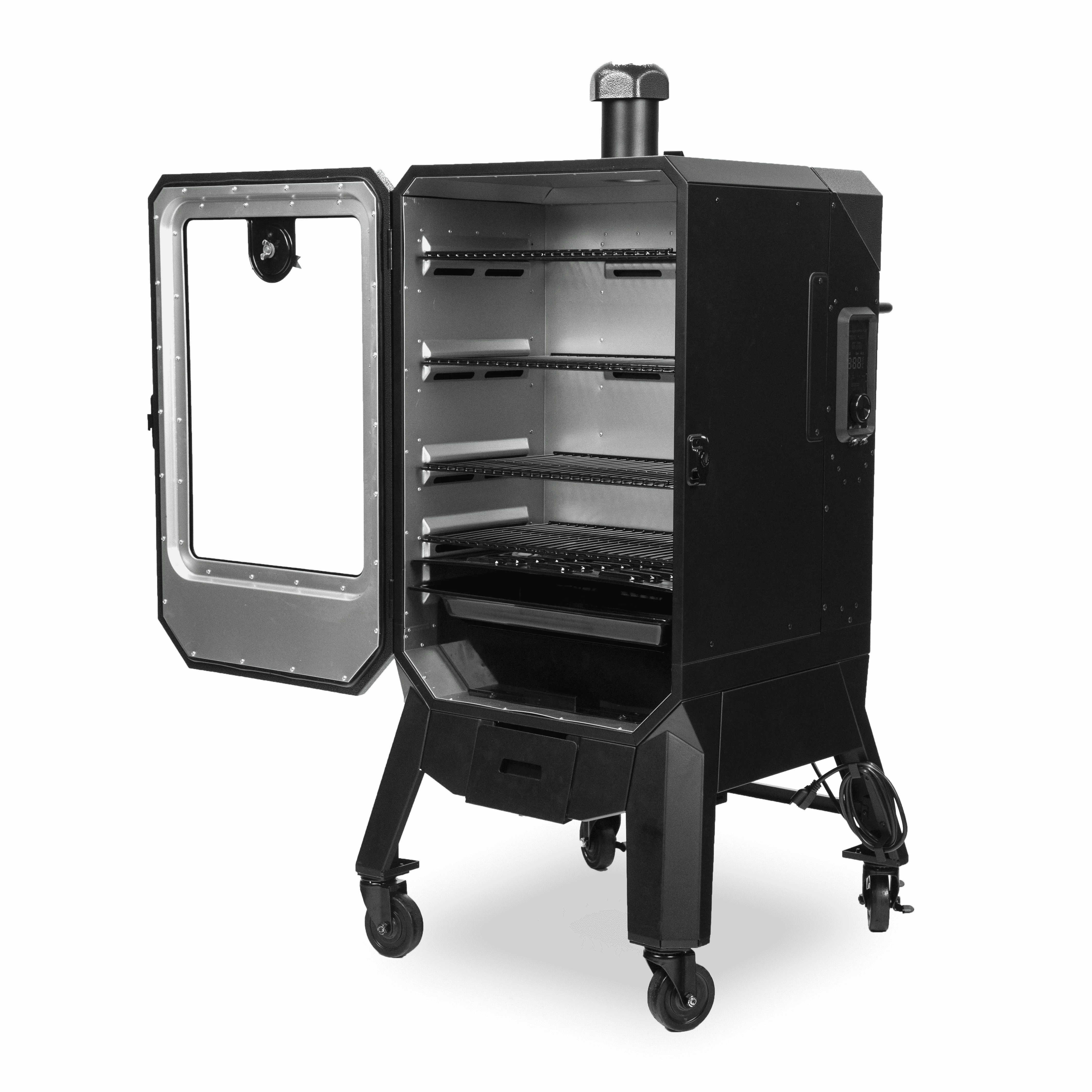 Pit Boss PRO V4P, vertikális pellet szmóker, wifi