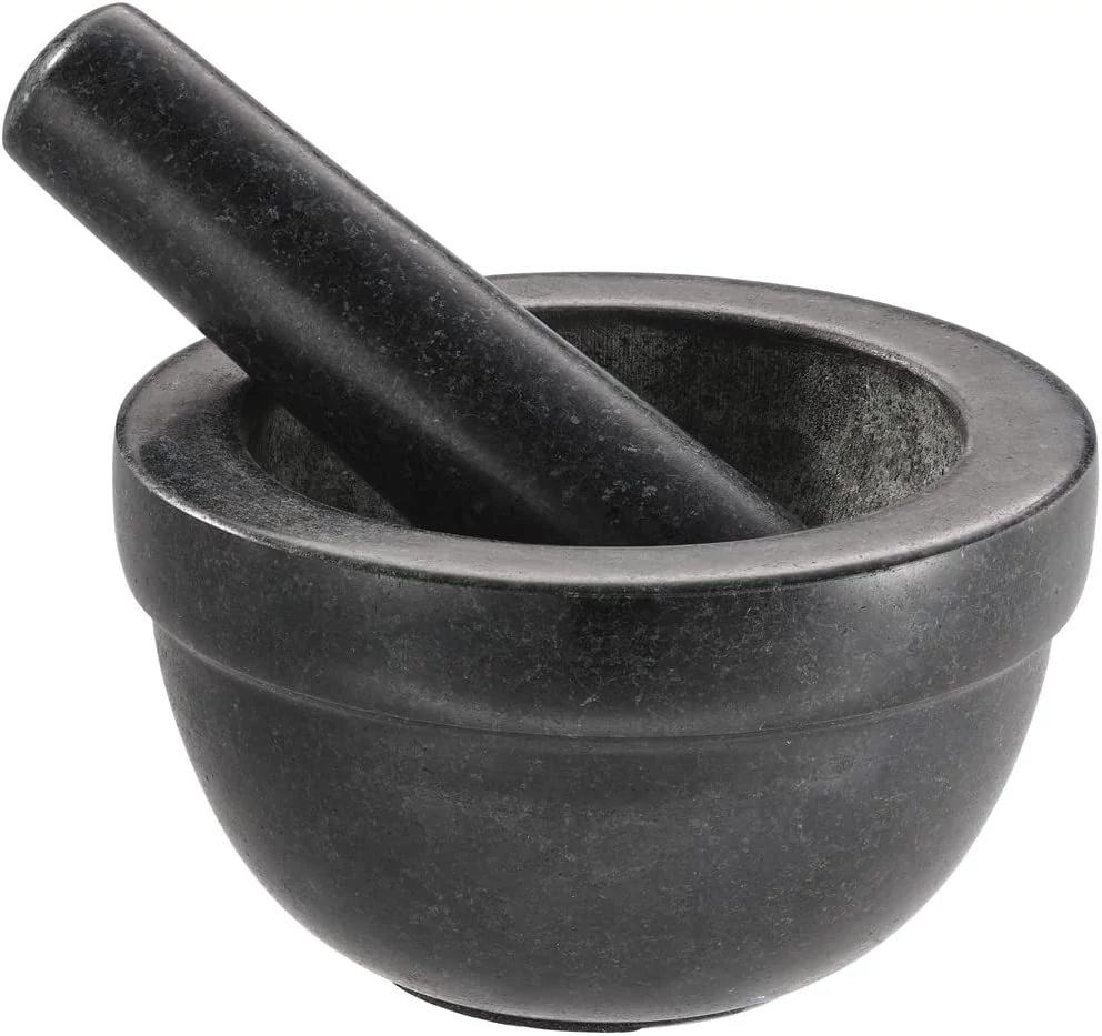 Rösle mozsár, 14 cm, fekete