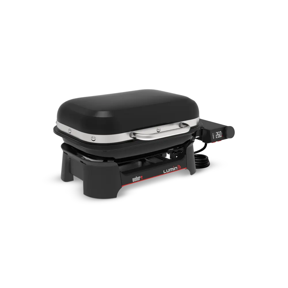 Weber Lumin Smart Compact elektromos grilll, fekete