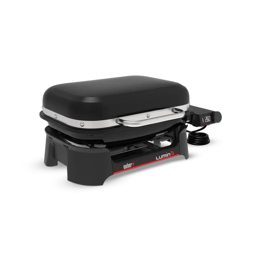 Weber Lumin Smart elektromos grill, fekete