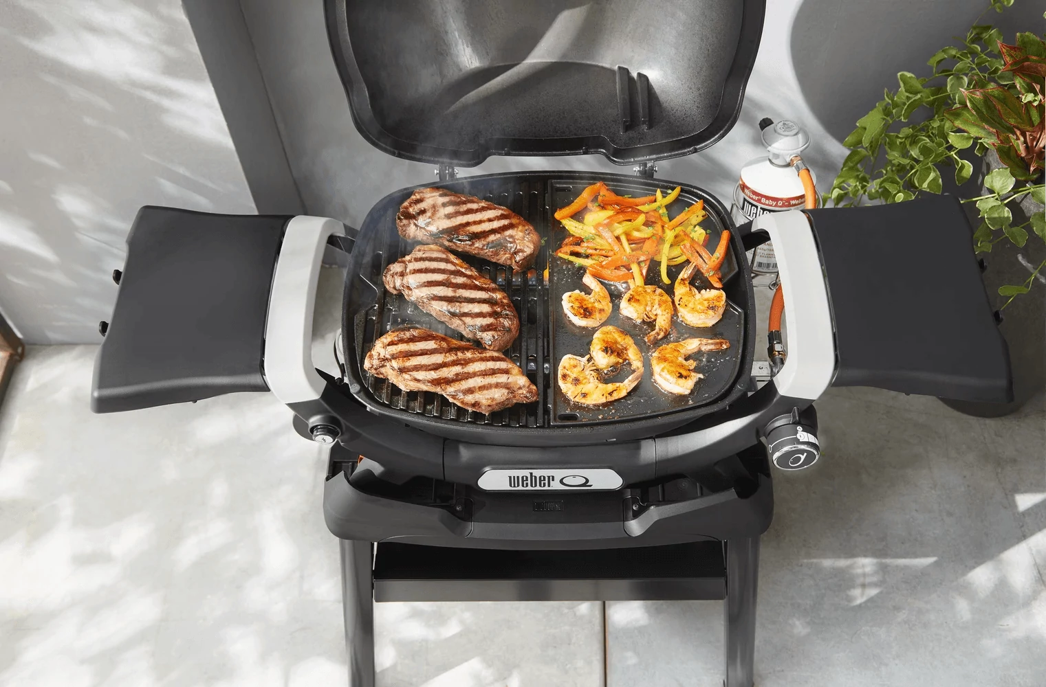 Weber fél plancha grill lap Q1XXXN grillekhez