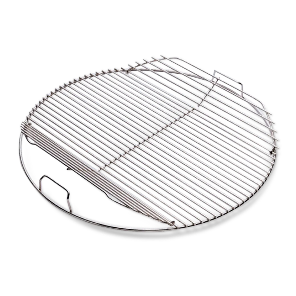 Weber rozsdamentes acél grillrács, 57 cm-es faszenes grillekhez, felhajtható oldalakkal