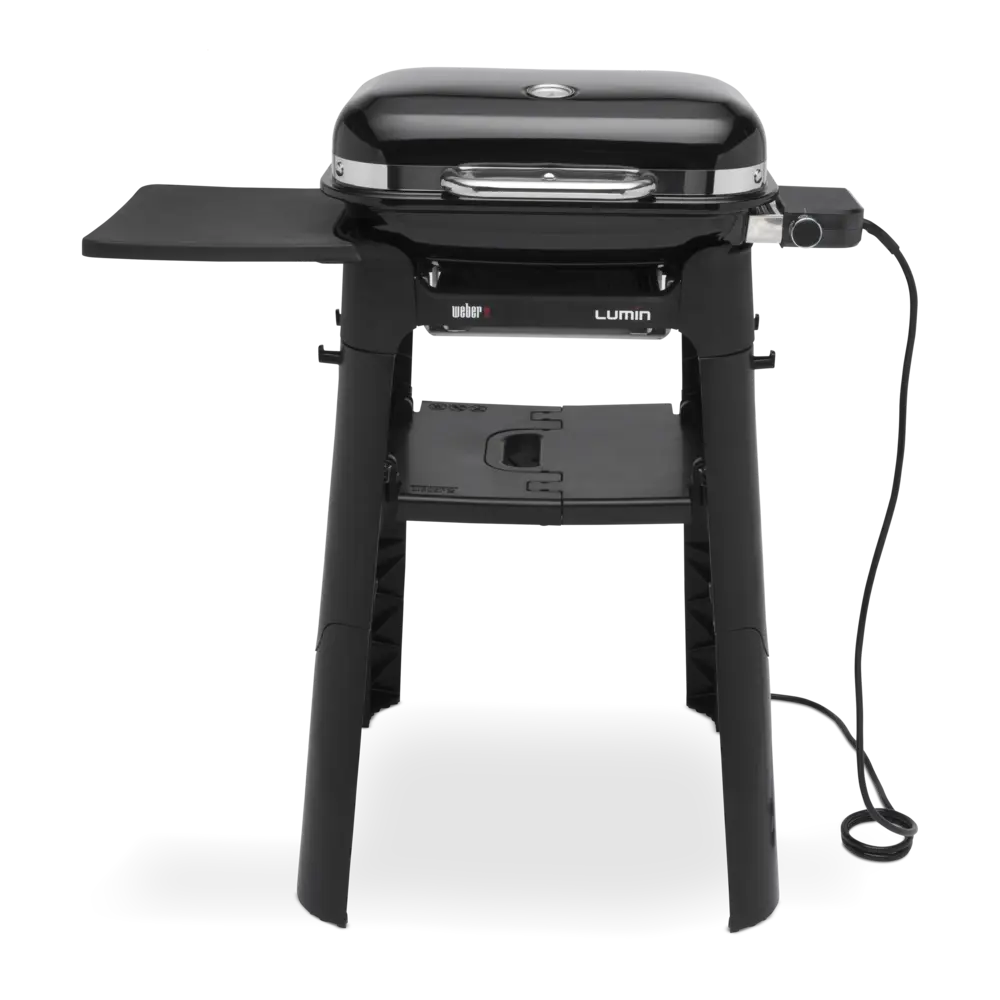 Weber Lumin Compact elektromos grillsütő, állvánnyal, fekete