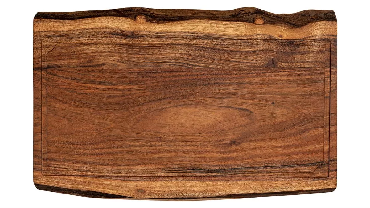 Forged egyedi vágódeszka tömör akácia fából, 55 x 35 x 3,5 cm, Large