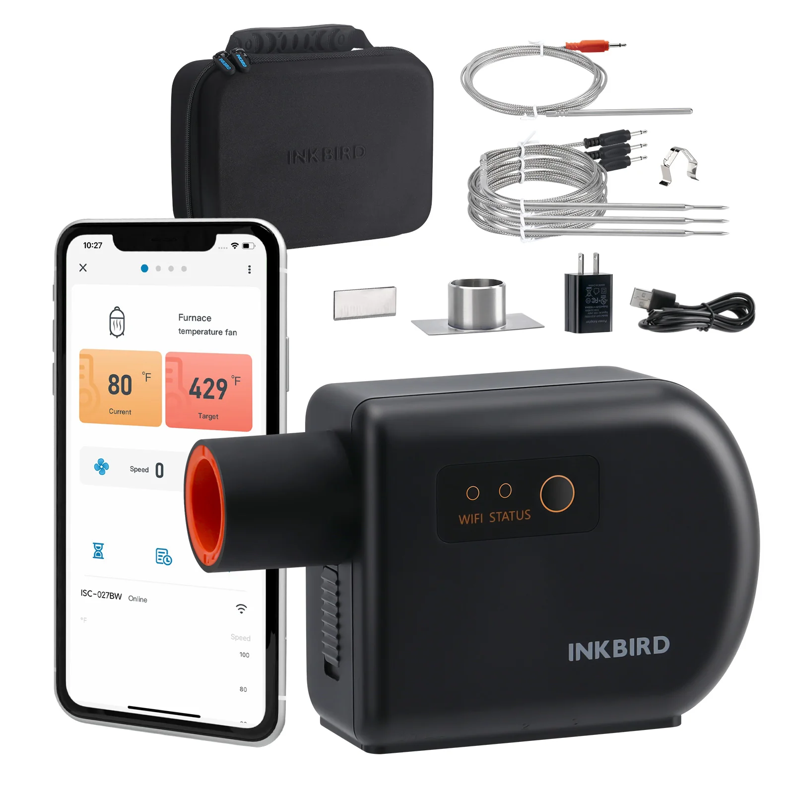 InkBird Kamado hőszabályozó rendszer