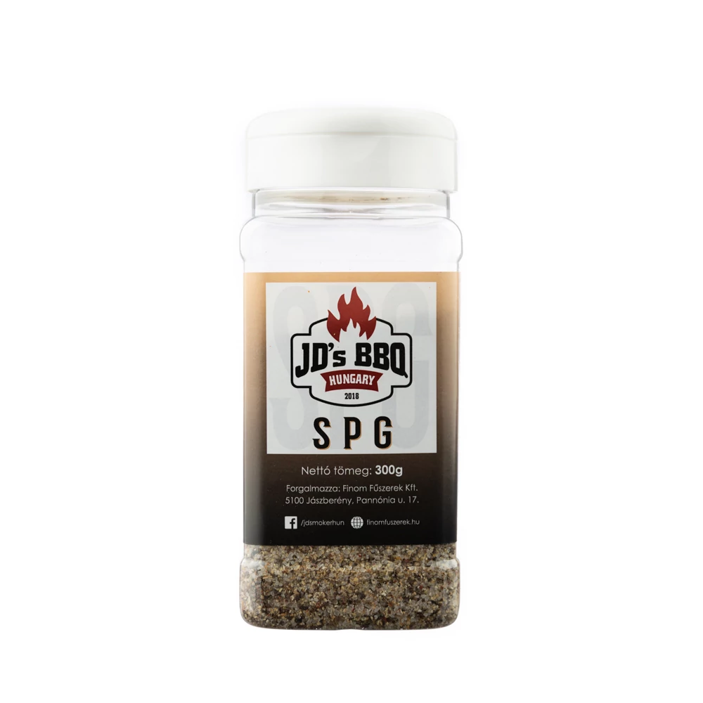 JD's BBQ SPG rub szóródobozban, 300 g