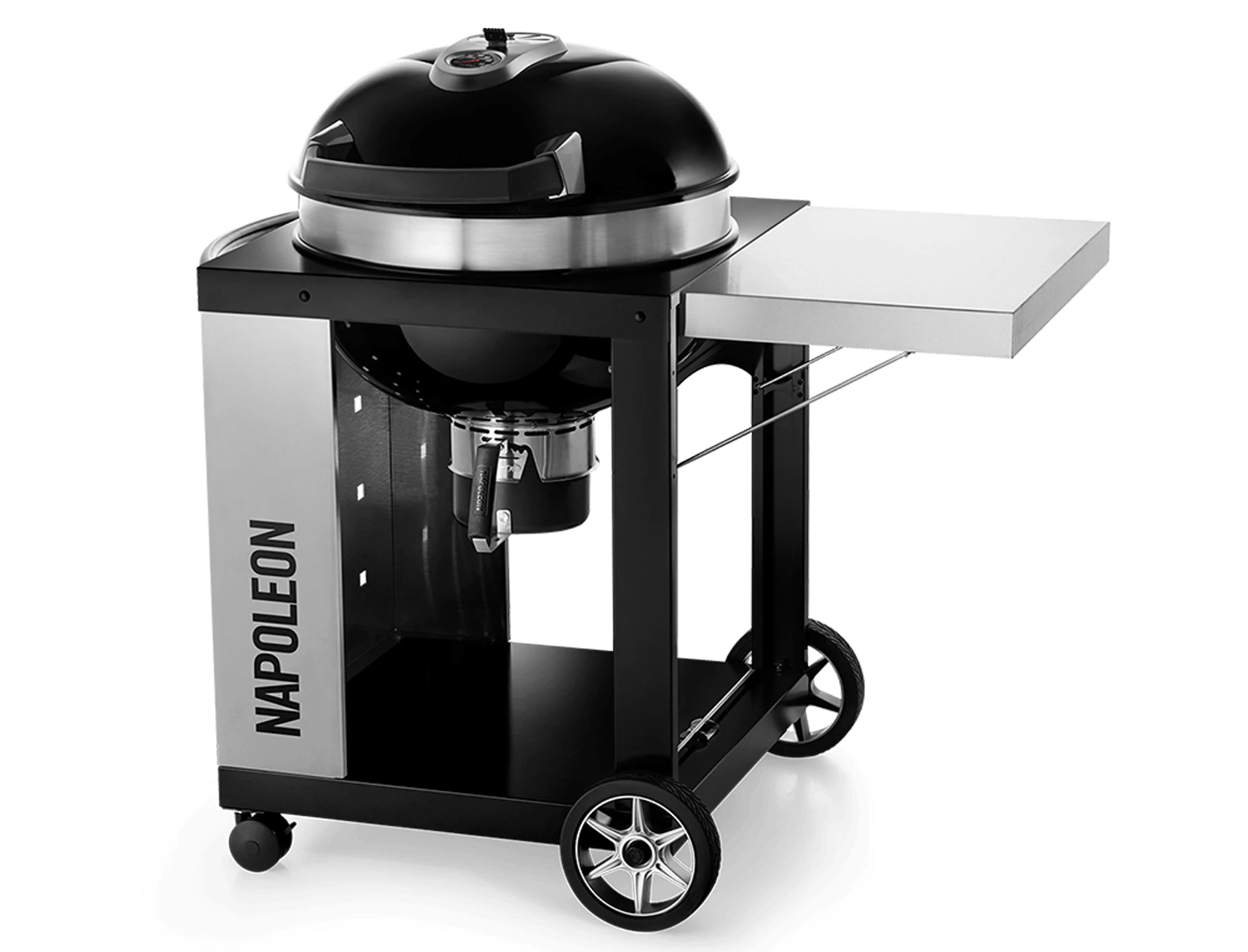 Napoleon PRO22 CART, faszenes grillsütő asztallal, Ø 57 cm