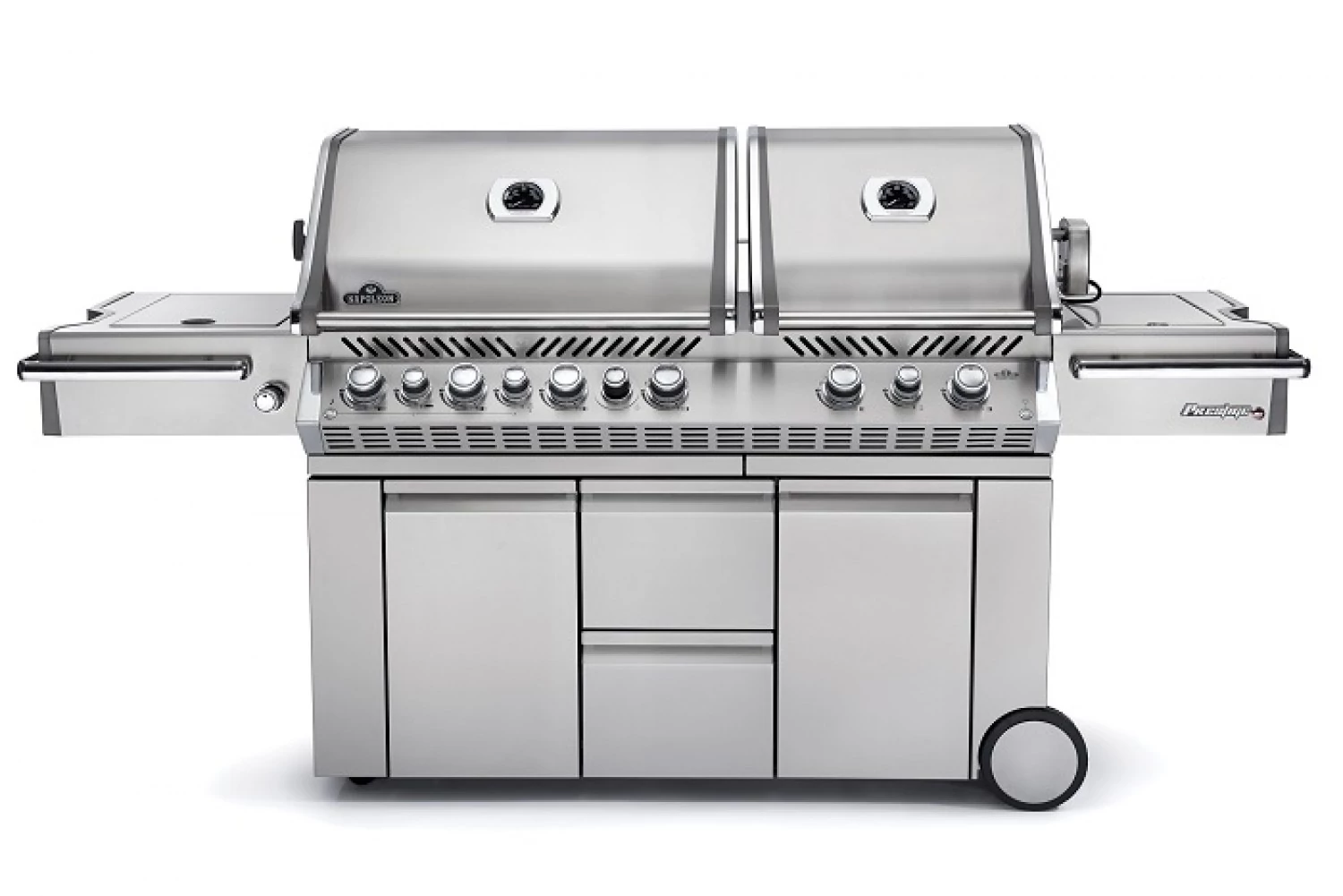 Napoleon Prestige PRO 825 RSBI gázgrill, nemesacél, infra hátsó és oldalégő