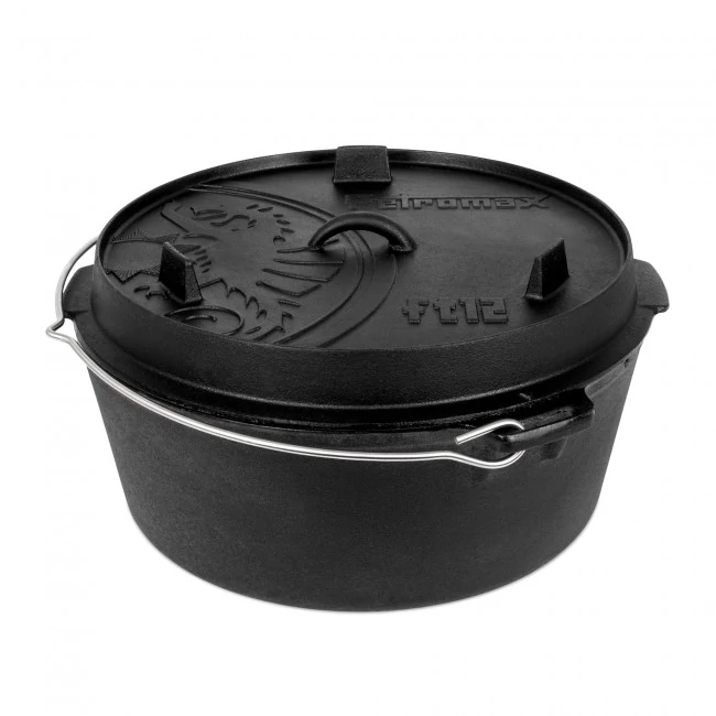 Petromax Dutch Oven, 11,5 liter, lapos fenékkel 42 cm.