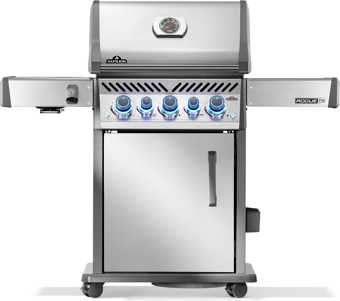 Napoleon Rogue PRO-S 425 RSIB gázgrill, infra hátsó- és oldalégő, rozsdamentes acél