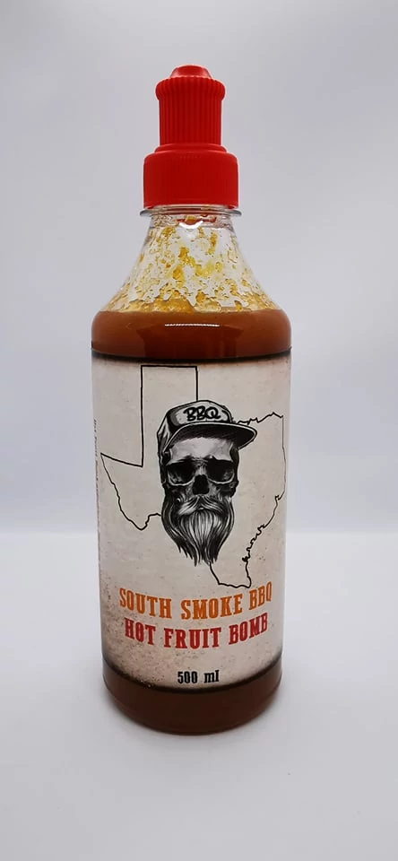 South Smoke BBQ Hot Fruit Bomb szósz, 500 ml