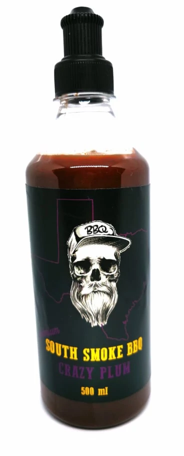 South Smoke BBQ Crazy Plum szósz, 500 ml