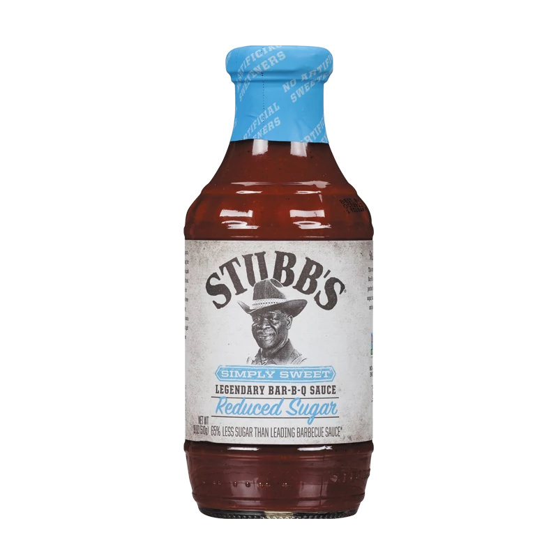 Stubb's Simply Sweet Reduced Bar-B-Q szósz, 510 g