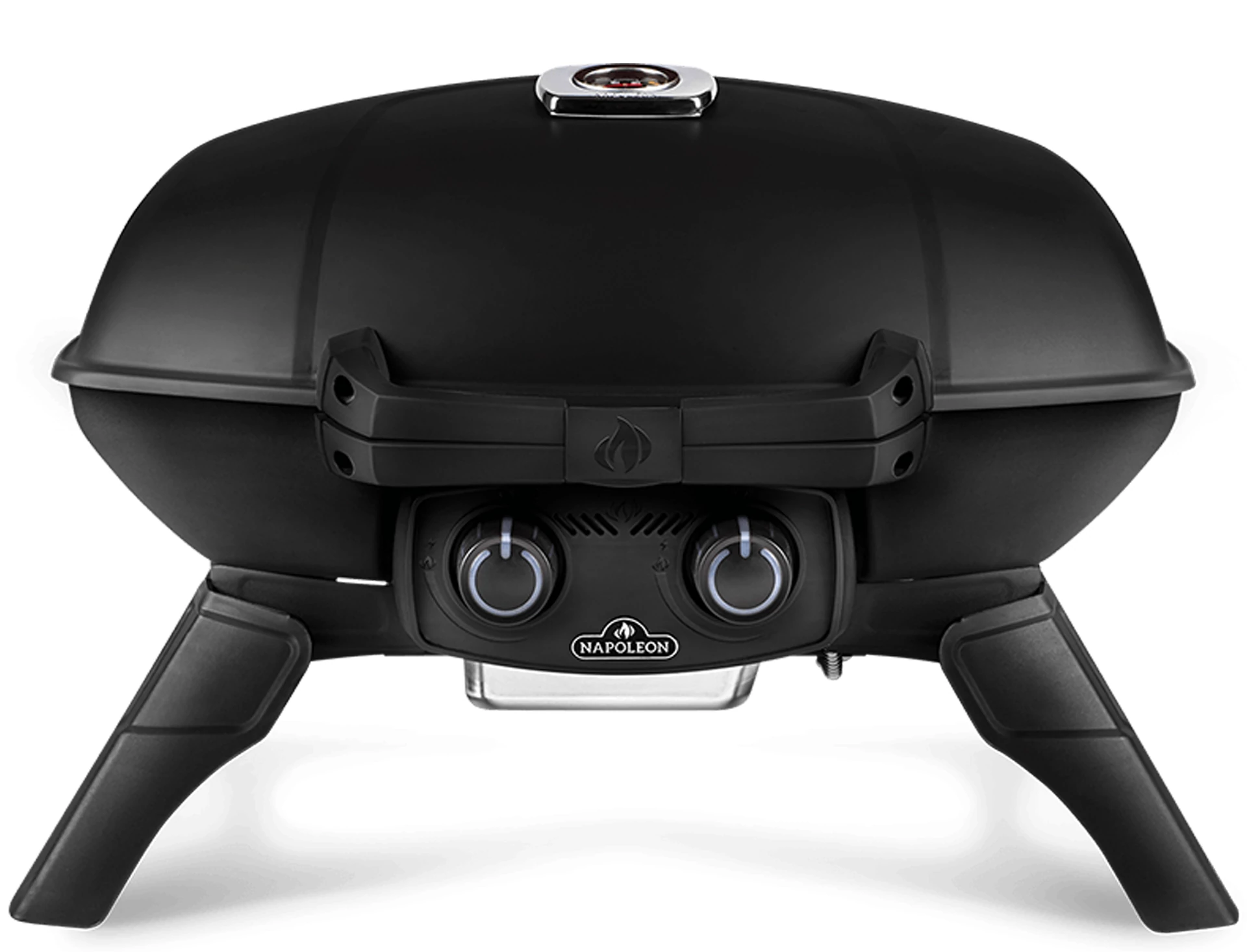 Napoleon TravelQ™ TQ285 hordozható gázgrill, lábakkal, fekete