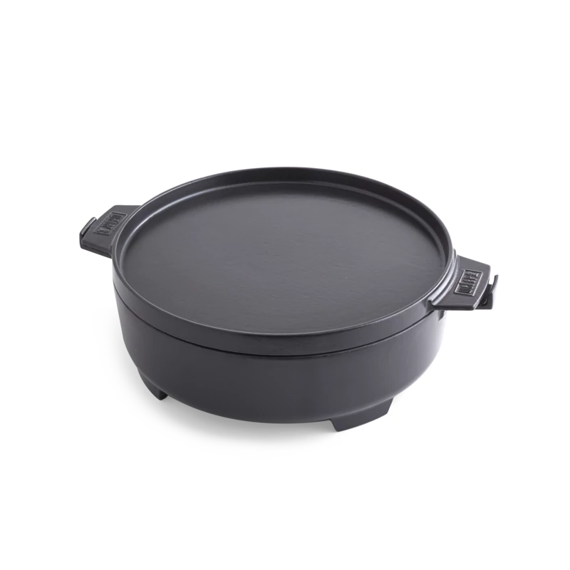 Weber Dutch Oven öntöttvas edény, 2 in 1, serpenyőként is használható a teteje