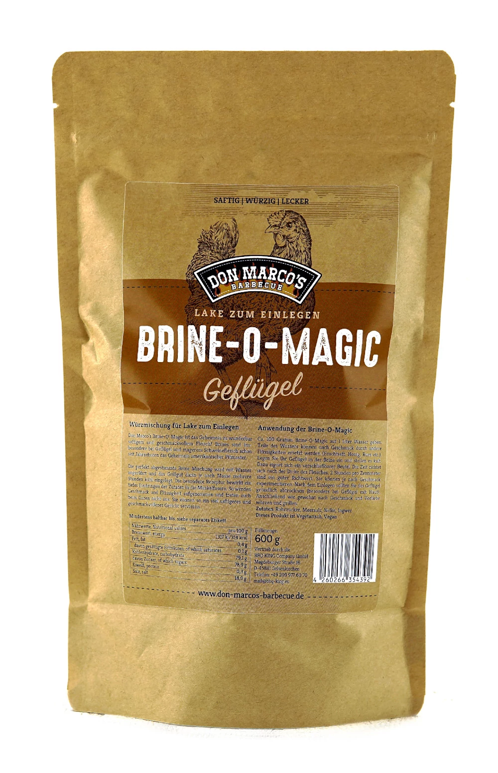 Don Marco's Brine-O-Magic baromfi marinád fűszer, 600 g