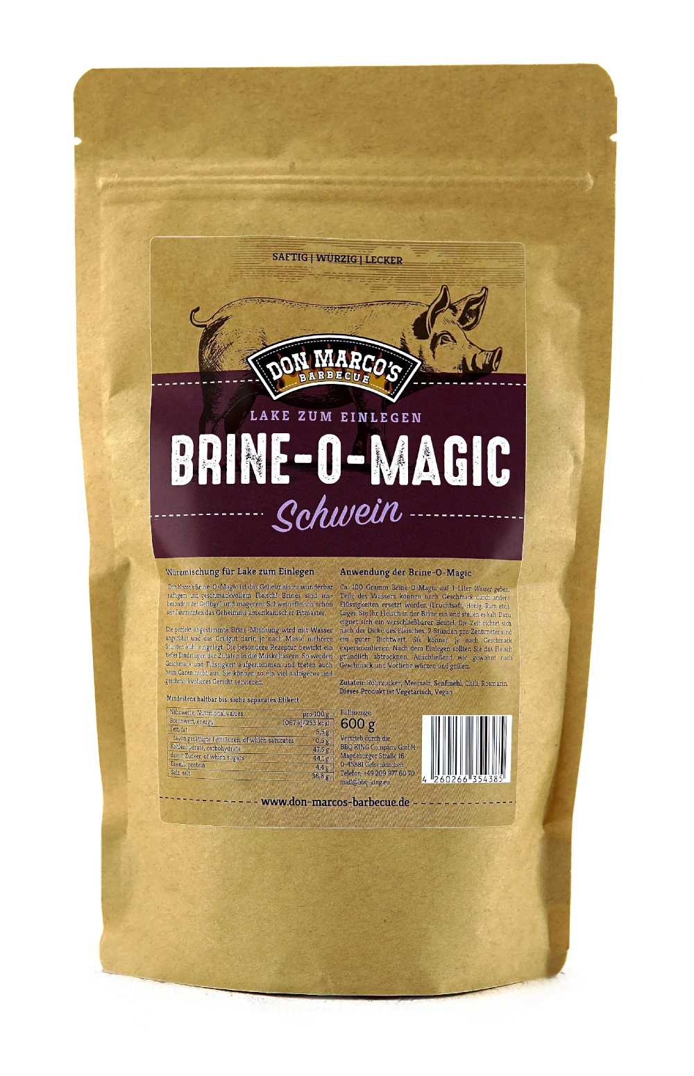 Don Marco's Brine-O-Magic sertés marinád fűszer, 600 g