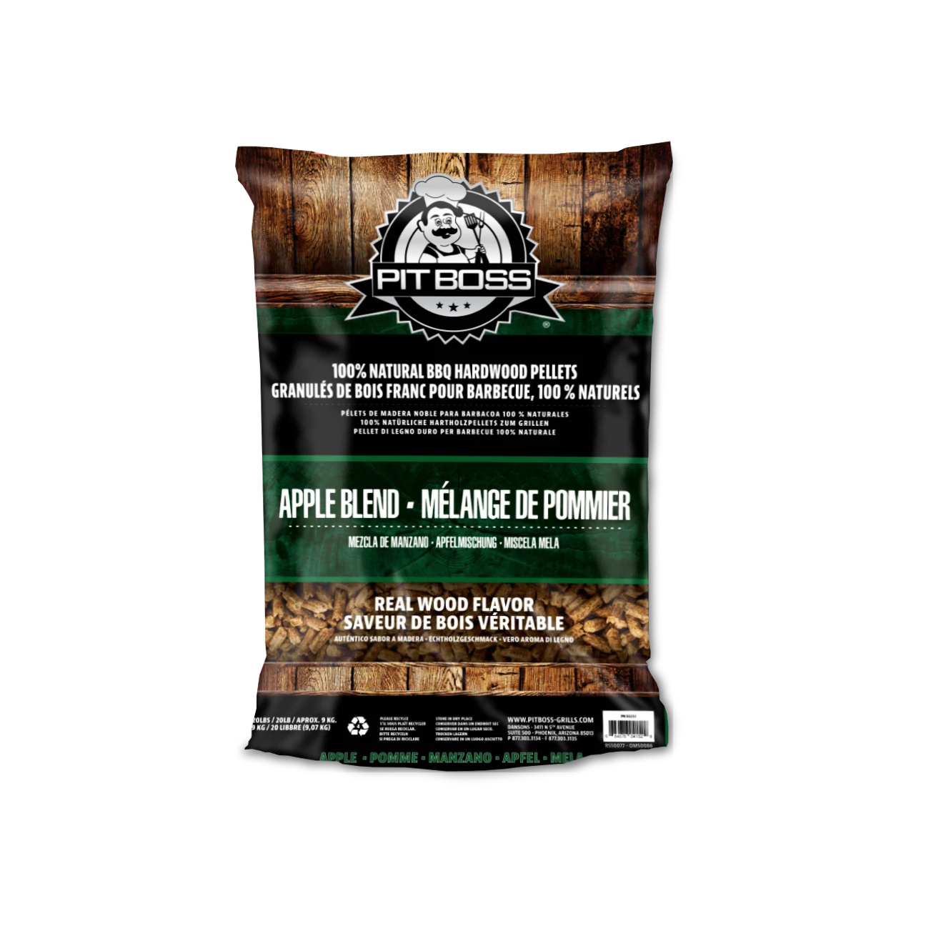 Pit Boss Apple Blend pellet, 9 kg