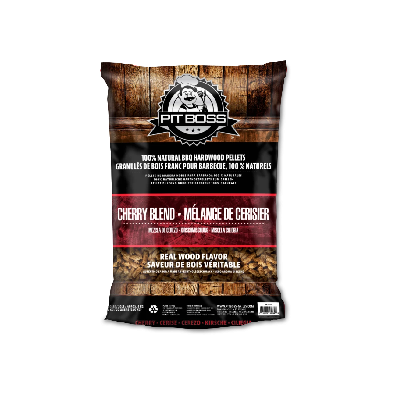 Pit Boss Cherry Blend pellet, 9 kg