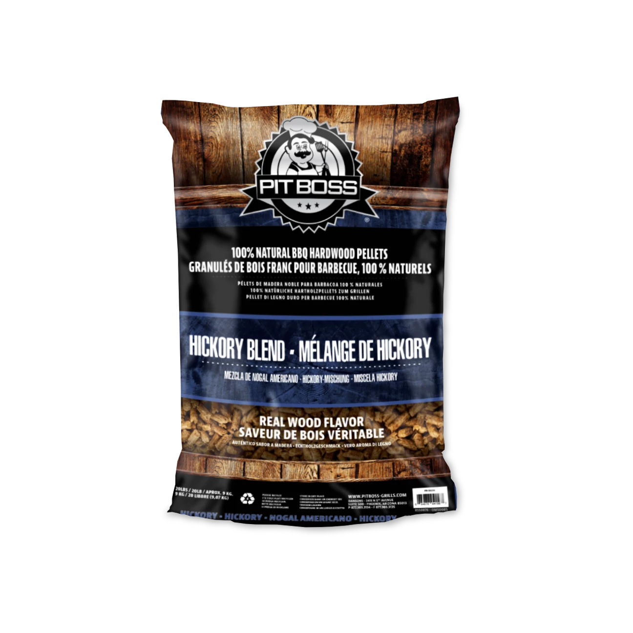 Pit Boss Hickory Blend pellet, 9 kg